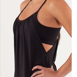 Black No Limits Lululemon tank size 8.